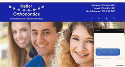 Desktop Screenshot of hellerorthodontics.com